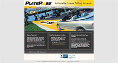 Desktop Screenshot of platepass.com